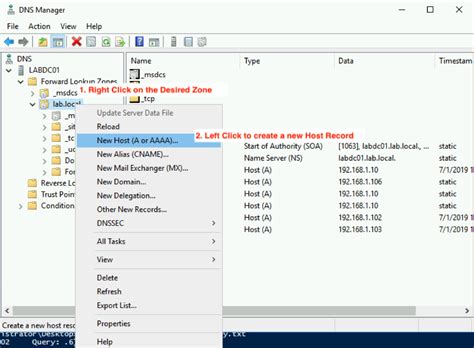 windows test dns server